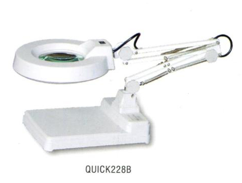 QUICK 228B : MAGNIFYING LAMP (FLUORESCENT/LED) : โคมไฟแว่นขยาย