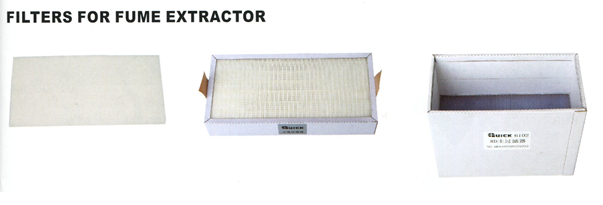 FILTERS FOR FUME EXTRACTOR : ฟิลเตอร์สำหรับเครื่องดูดควัน