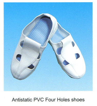 WILLDONE ANTISTATIC PVC FOUR HOLES SHOES : รองเท้าป้องกันไฟฟ้าสถิตย์