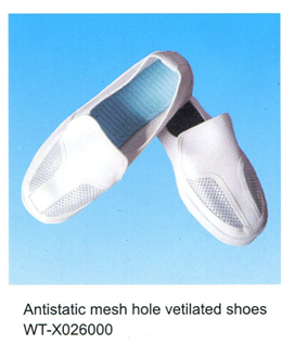 WILLDONE ANTISTATIC MESH HOLE VETILATED SHOES WT-X026000 : รองเท้าป้องกันไฟฟ้าสถิตย์