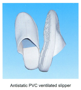 WILLDONE ANTISTATIC PVC VENTILATED SLIPPER : รองเท้าป้องกันไฟฟ้าสถิตย์